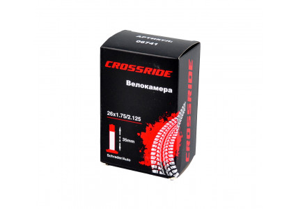 Камера 26" Crossride 1.95*2.125 AV 33мм Камера 26" Crossride 1.95*2.125 AV 33мм
